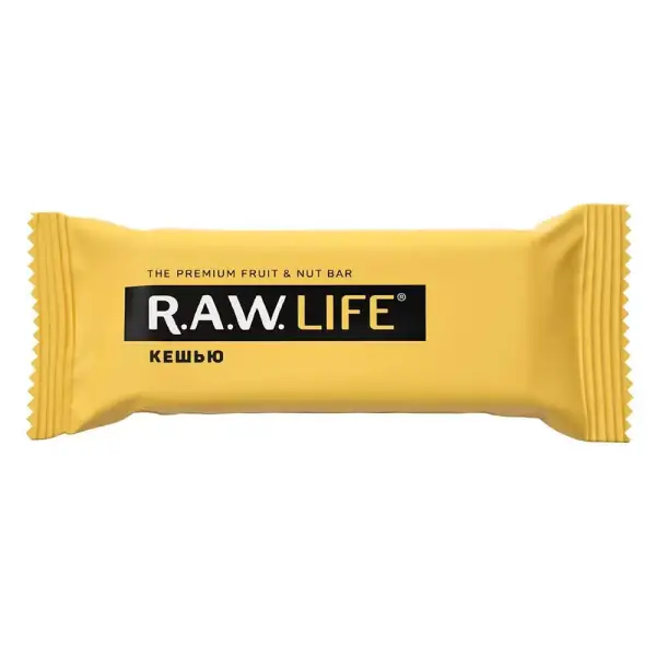 R.A.W. LIFE Батончик орехово-фруктовый, Кешью 47г