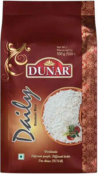 DUNAR Рис басмати Дейли 500 гр