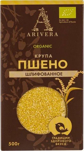 Аривера Пшено шлифованное 500 гр.