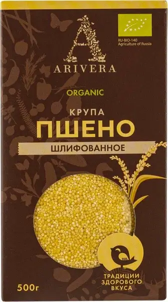 Аривера Пшено шлифованное 500 гр.
