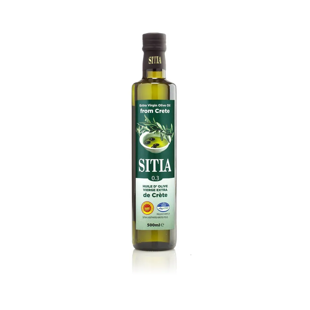 Sitia тазартылмаған Extra Virgin зәйтүн майы 0,3% 500мл.