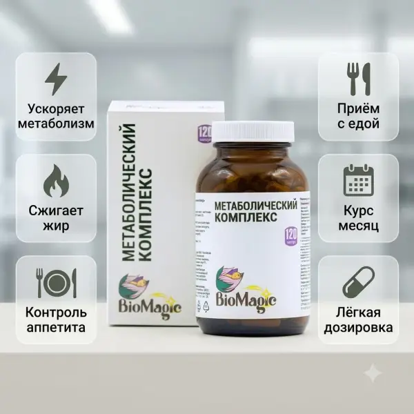 Bio Magic Метаболический комплекс 120 кап.