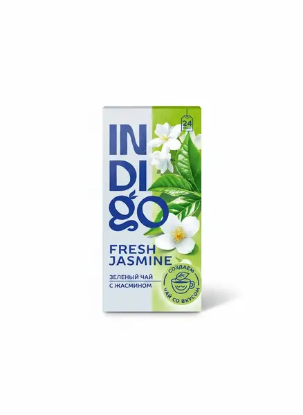 Herbarus INDIGO чай зелёный Fresh Jasmine 24 пак.