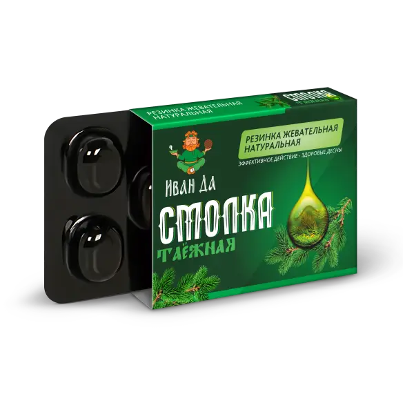 ИД Резинка жеват. "Смолка таежная"  0,8 гр.
