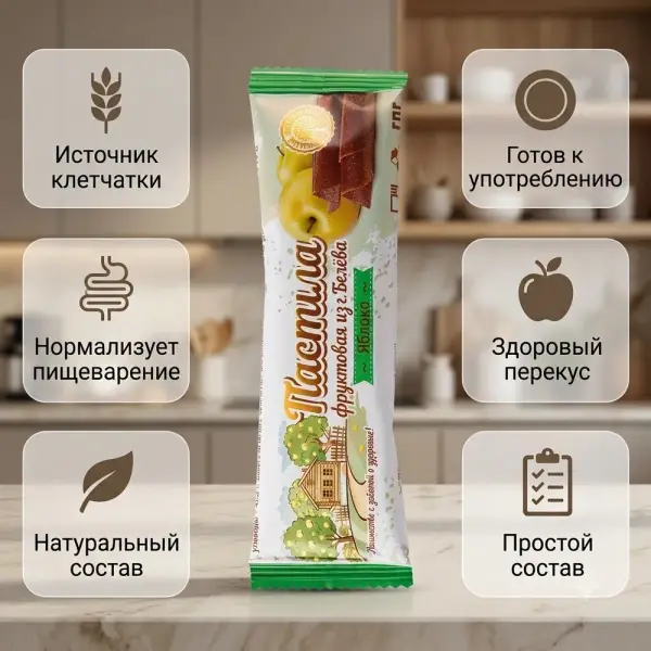 БП Белёв жемісті пастиласы Алма 30 гр.