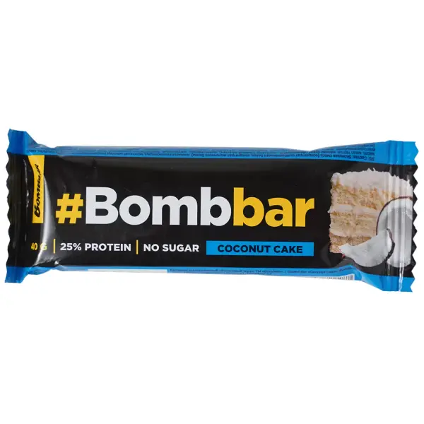 BOMBBAR Батончик глазированный КОКОСОВЫЙ ТОРТ 40г