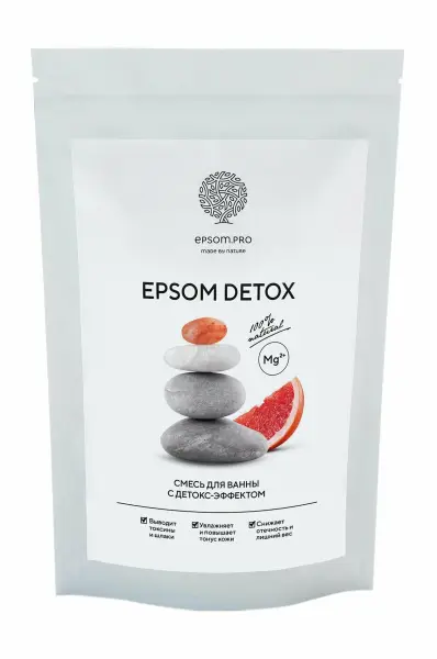 Salt of the Earth Смесь для ванны "EPSOM DETOX" 1000гр.