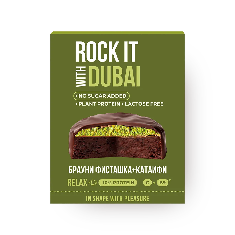 ROCK IT «Брауни Дубай» протеинді бисквиті 50 гр.