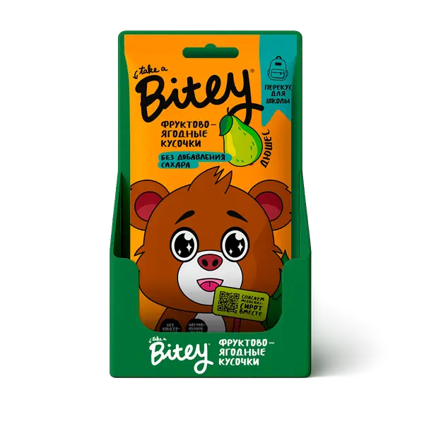Bitey Фруктово-ягодные кусочки «Дюшес» 20гр.