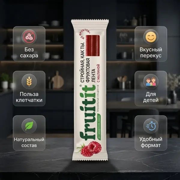Fruit it Таңқурай жеміс таспасы 25 гр.* 26 дана.