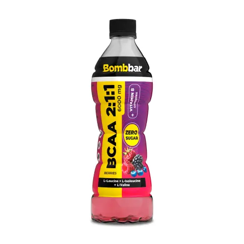 BOMBBAR Напиток BCAA со вкусом Ягод бутылка 500 мл.