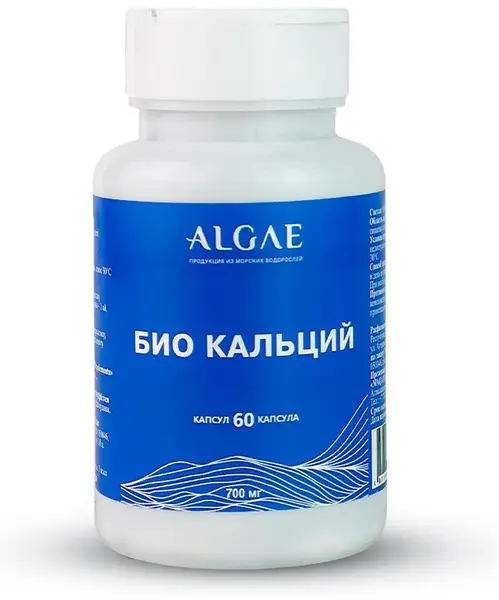 ALGAE Био кальций 60 капсул