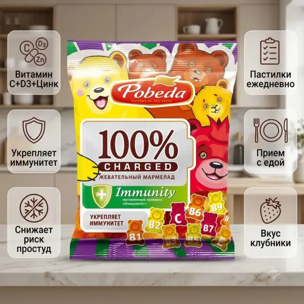 "Имьюнити" шайнайтын мармелады 75 гр.