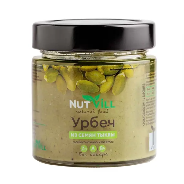 NUTVILL Урбеч тыквенный 180гр.