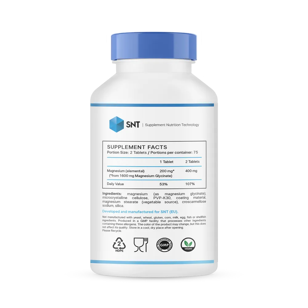SNT Magnesium Glycinate 200 mg.150 tab