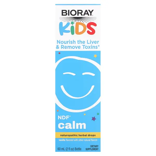 Bioray Kids NDF Calm Liquid 60 мл. (для печени и вывода токсинов, с ванильным вкусом)