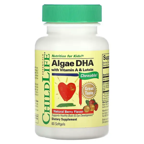CHILD LIFE ДГК Algae DHA 60 softgels.