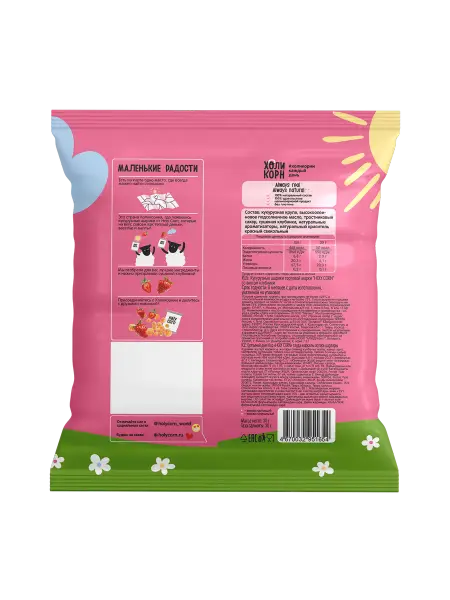 HC Кукурузные шарики "Клубничное мороженое" 30 гр.