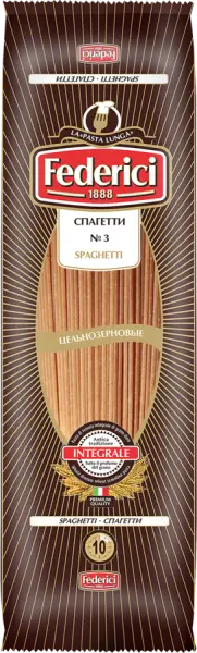 Federici Спагетти цельнозерновые 400гр.