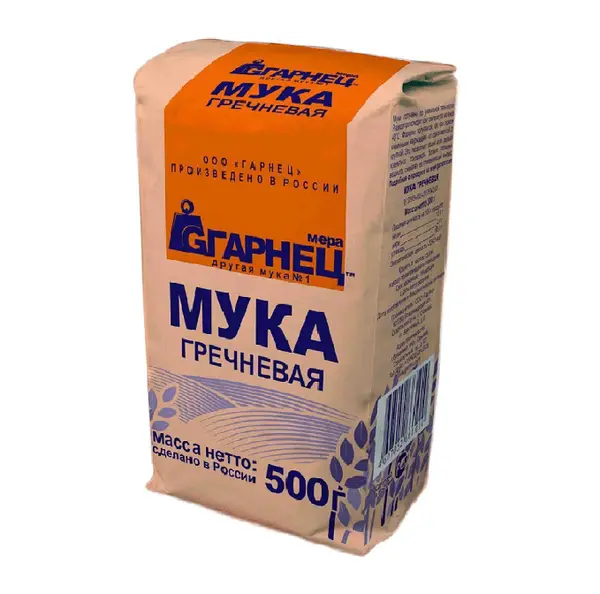 Мука Гарнец Гречневая 500гр