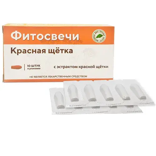 МБПЦ Фитосвечи "Красная щётка" блистер 10 шт.