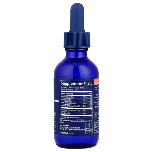 Trace Minerals Ионный калий Ionic Potassium 59 мл.