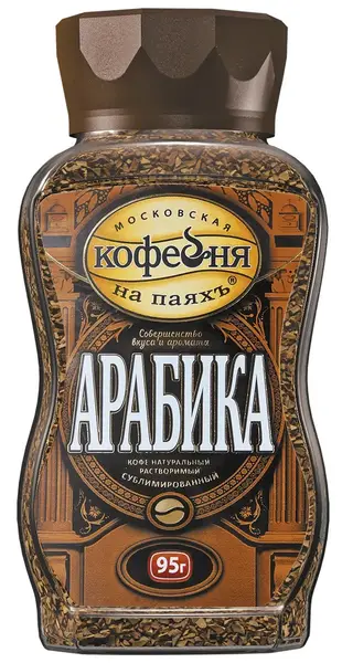 МКП АРАБИКА Кофе натуральный растворимый сублимированный банка 95 гр.