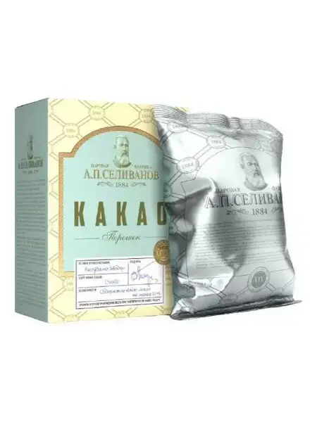 Селиванов какао ұнтағы 20% қорап 100 гр.