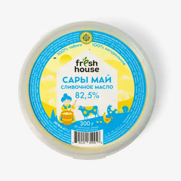 Fresh House Сливочное масло из коровьего молока 82.5% 300 гр.