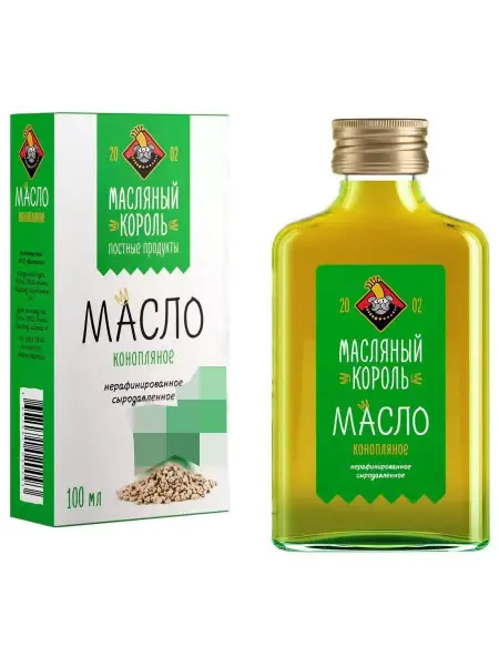 "Масляный король" Масло конопляное 100мл