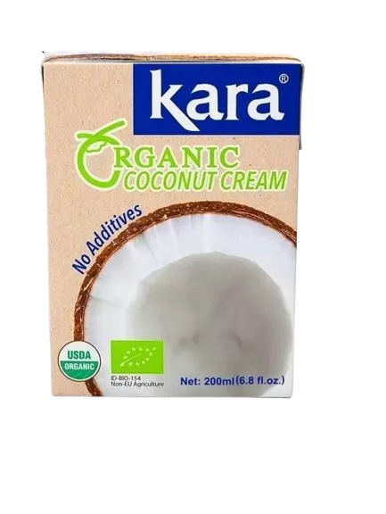 KARA Сливки кокосовые Тетра Пак 24% 200мл.