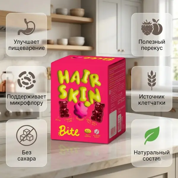 Bite шайнайтын пастилкалар Таңқурай 180 гр