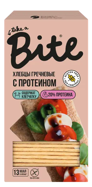 Bite Хлебцы протеиновые гречневые 100 гр.