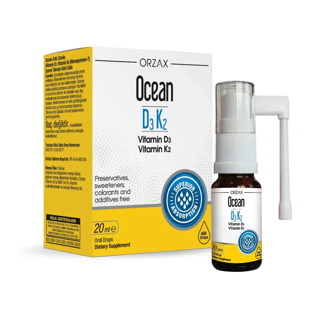 ORZAX OCEAN Витамин D3 спрей 20 мл.