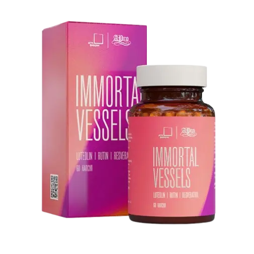 A.Pro Средство для поддержки сосудов Immortal Vessels 60 капсул.