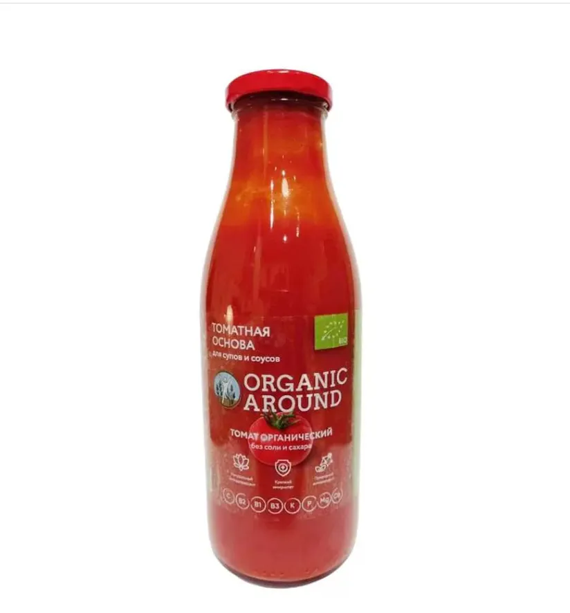 ORGANIC AROUND Пюре томатное 500 мл