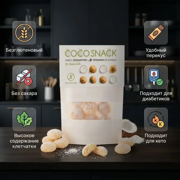 Gala milk Кокос шоколадты пряниктері 100 гр.