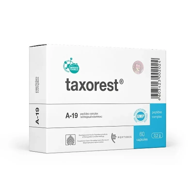 Taxorest таксорест 60 капсула (тыныс алу жүйесі) (пептидтер)