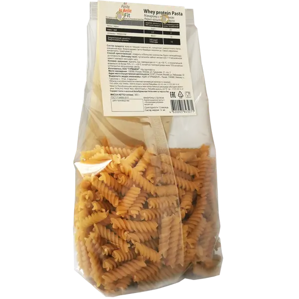Pasta la Bella for Fit Макароны с протеином 300 гр.