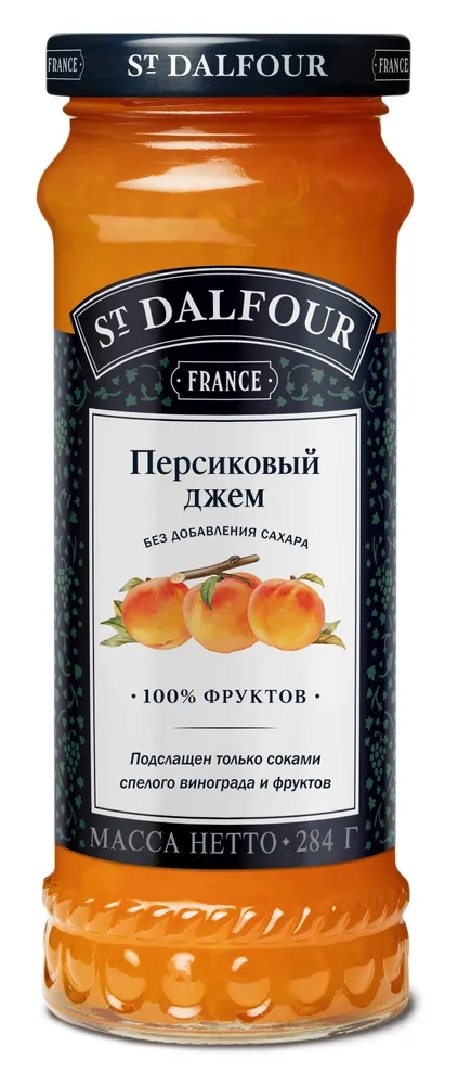 St.Dalfour Джем из персика 284гр