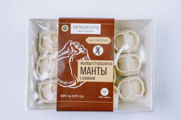 DENSAULYQ Манты с кониной 500 гр.
