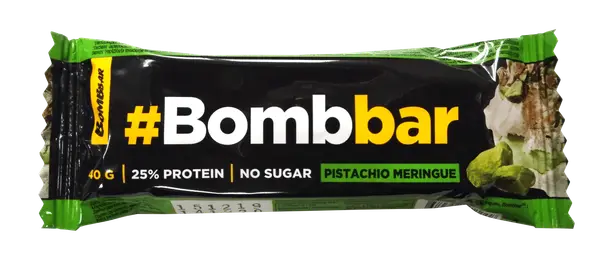 BOMBBAR Батончик глазированный ФИСТАШКОВАЯ МЕРЕНГА 40г