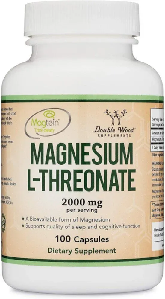 Double Wood Supplements Magnesium L-Threonate 100 cap.