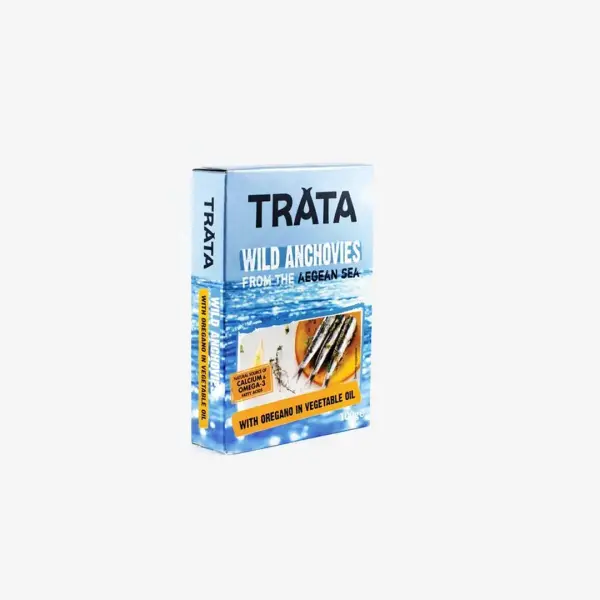 Trata Анчоусы в растительном масле с орегано 100 гр