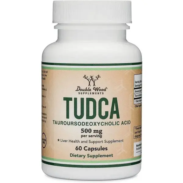 Double Wood Supplements Tudka Таурурсодезоксихолевая кислота, 60 капсул