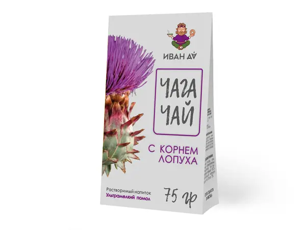 ИД Чайный напиток "Чага чай" с корнем лопуха 75 гр.