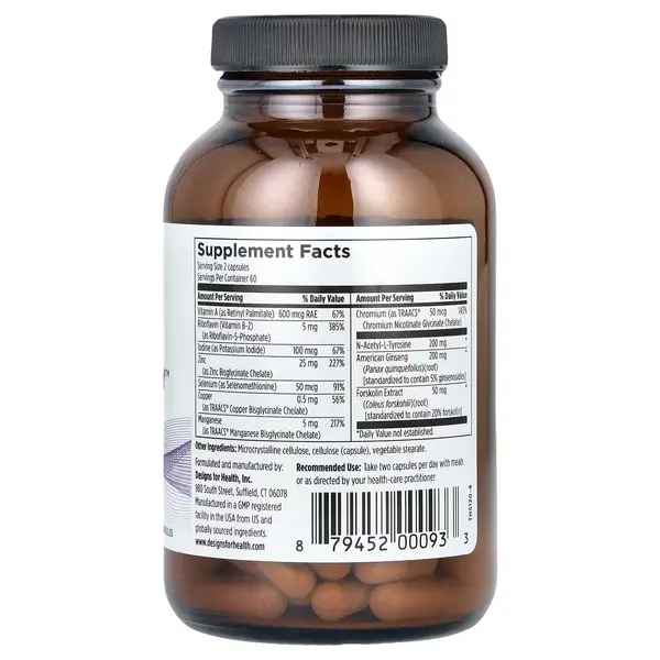 Design For Health Thyroid Synergy 120 cap.