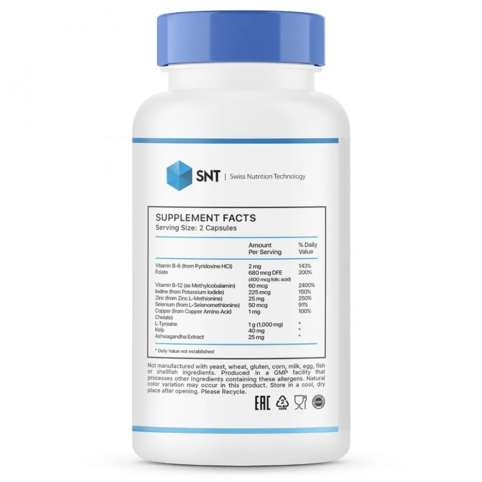 SNT Thyroid Support 60 caps.