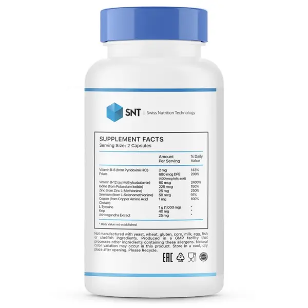 SNT Thyroid Support 60 caps.