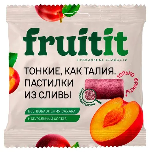 Fruit it Слива пастилкалары 70 гр.* 10 дана.
